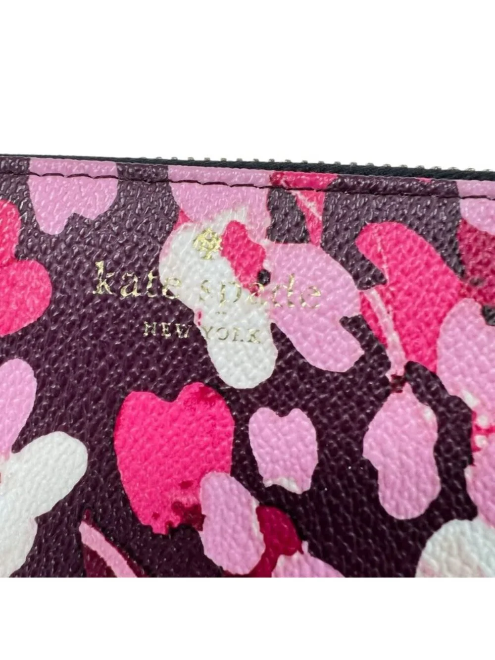 Kate Spade New York Floral Print Zip Around Wallet Large Continental Style